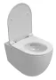 Sapho Isvea Infinity Rimless fali kerámia WC csésze 36,5x53 cm Vortex öblítési technológiával, fehér színben.