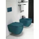 Sapho Isvea Infinity mélyöblítésű Rimless fali kerámia WC csésze 36,5x53 cm, benzin zöld 10NF02004-2P