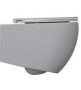 Sapho Isvea Infinity mélyöblítésű Rimless fali kerámia WC csésze 36,5x53 szürke 10NF02004-2V