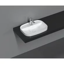   Sapho Isvea Infinity beépíthető kerámiamosdó 55x40 cm, fehér 10NF50055