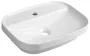 Sapho Isvea Infinity beépíthető kerámiamosdó 55x40 cm, fehér 10NF50055
