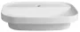 Sapho Isvea Infinity beépíthető kerámiamosdó 55x40 cm, fehér 10NF50055