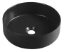 Sapho Infinity Round kerámia mosdó 36x12 cm, fekete 10NF65036-2N