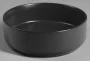 Sapho Infinity Round kerámia mosdó 36x12 cm, fekete 10NF65036-2N