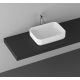 Sapho Infinity Rectangle kerámiamosdó 50x36 cm, fehér 10NF65050
