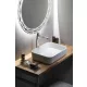 Sapho Infinity Rectangle kerámiamosdó 50x36 cm, fehér 10NF65050