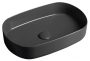 Sapho Infinity Oval kerámiamosdó 55x36 cm, antracit 10NF65055-2C