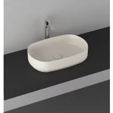   Sapho Infinity Oval kerámiamosdó 55x36 cm, matt elefántcsont 10NF65055-2K