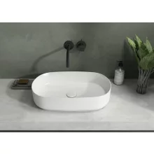   Sapho Infinity Oval kerámiamosdó 55x36 cm, matt fehér 10NF65055-2L