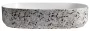 Sapho Infinity Oval kerámiamosdó 55x36 cm, terrazzo kivitelben