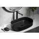 Sapho Infinity Oval kerámiamosdó 55x36 cm, fekete 10NF65055-2N