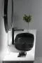 Sapho Infinity Oval kerámiamosdó 55x36 cm, fekete 10NF65055-2N