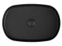 Sapho Infinity Oval kerámiamosdó 55x36 cm, fekete 10NF65055-2N