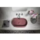 Sapho Infinity Oval kerámiamosdó 55x36 cm, gesztenye vörös 10NF65055-2R