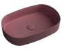 Sapho Infinity Oval kerámiamosdó 55x36 cm, gesztenye vörös 10NF65055-2R