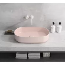   Sapho Infinity Oval kerámiamosdó 55x36 cm, lazac színű 10NF65055-2S