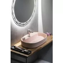   Sapho Infinity Oval kerámia mosdótál 60x40 cm, matt lazac 10NF65060-2S
