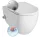 Sapho Infinity fali kerámia WC 36,5x53 cm hideg vizes bidé funkcióval, Rimless 10NFS1001I