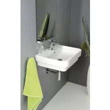   Sapho Isvea Sott Aqua kerámia mosdó 57x44 cm, fehér 10SQ50057