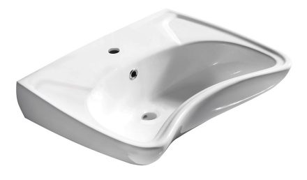 Sapho Isvea Disable kerámia mosdó mozgássérülteknek 59x45,5 cm, fehér 10TP60060