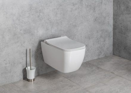 Sapho Isvea Vea fali kerámia WC csésze 34,5x52 cm, fehér 10VA02001