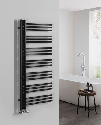 Sapho Dorlion fürdőszobai radiátor 500x1200 mm, matt fekete 1130-21