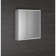   Sapho Batu fürdőszobai tükrösszekrény LED világítással 60x71x15 cm, fehér 1141120