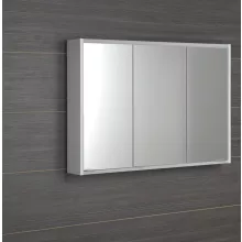   Sapho Batu fürdőszobai tükrösszekrény LED világítással 100x70,8x15,2 cm, fehér 1141130