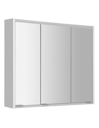 Sapho Batu fürdőszobai tükrösszekrény LED világítással 80x71x15 cm, fehér 1141131