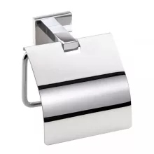   Bemeta Plaza WC papírtartó fedéllel 125x125x65 mm, króm 118112012