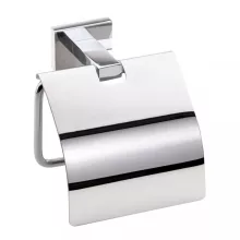   Bemeta Plaza WC papírtartó fedéllel 125x125x65 mm, króm 118112012H