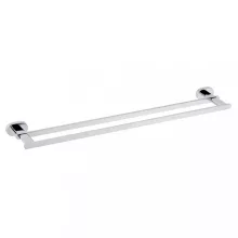   Bemeta Oval dupla törölközőtartó 650x30x110 mm, króm 118404051