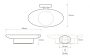 Bemeta Oval fali szappantartó 130x35x105 mm, króm 118408021