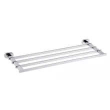   Bemeta Oval fali törölközőtartó polc 605x30x210 mm, króm 118412181