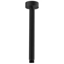 Sapho mennyezetre szerelhető zuhanykar 20 cm, matt fekete kivitelben