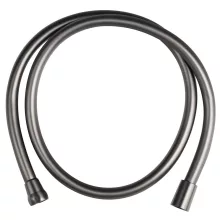   Sapho Softflex klasszikus PVC zuhany gégecső 120 cm csavarodásgátlóval, gun metal 1208-10GM