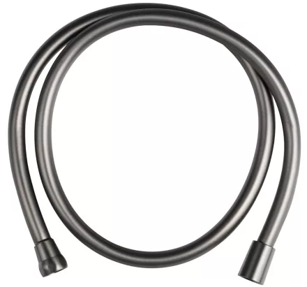 Sapho Softflex klasszikus PVC zuhany gégecső 120 cm csavarodásgátlóval, gun metal 1208-10GM