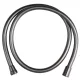 Sapho Softflex klasszikus PVC zuhany gégecső 120 cm csavarodásgátlóval, gun metal 1208-10GM