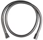 Sapho Softflex klasszikus PVC zuhany gégecső 120 cm csavarodásgátlóval, gun metal 1208-10GM