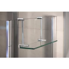 Sapho üvegpolc 400x180x125 mm, króm 1301-15
