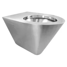 Nofer fali WC csésze 38x30x55 cm, matt inox 13018.S