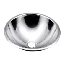   Sapho Small süllyeszthető mosdó 35,5x13,3 cm, fényes inox 13029.B