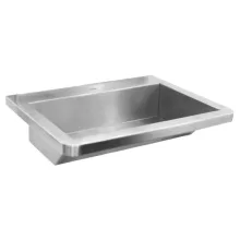   Nofer Public inox mosdó, 60x13x50 cm, matt rozsdamentes acél 13050.06.SP.S