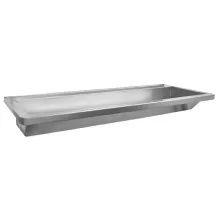   Nofer Public inox mosdó 300x13x50 cm öt csaplyukkal, matt rozsdamentes acél 13050.30.SP.S