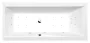 Polysan Cleo akril kád Active Hydro-Air rendszerrel 180x90x48 cm, fehér