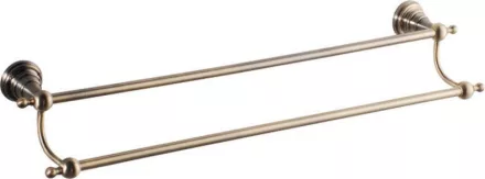Sapho Diamoon dupla törölköző tartó 60,5 cm, bronz 1318-11