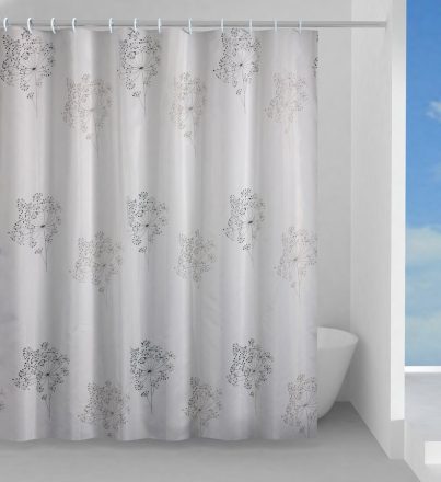 Sapho Parfume polyester zuhanyfüggöny 180x200 cm, fehér 1322