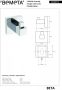 Sapho BETA fogas 55x55x50 mm 132306172