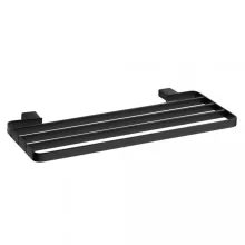   Bemeta Nero törölközőtartó 500x20x205 mm, matt fekete 135002180