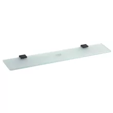 Bemeta Nero üvegpolc 60 cm, fekete kivitelben